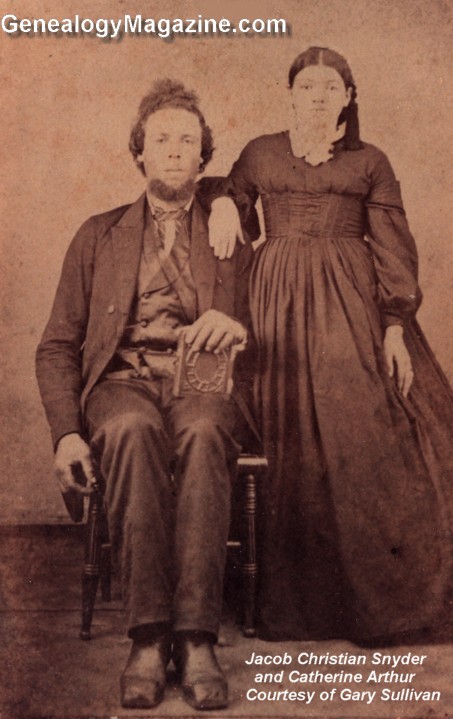 Jacob Christian Snyder and Catherine Arthur