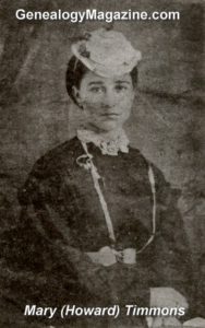 TIMMONS, Mary Howard