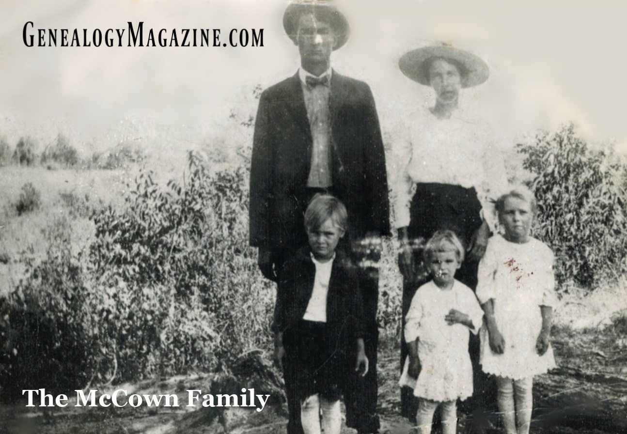 Edgar McCown family