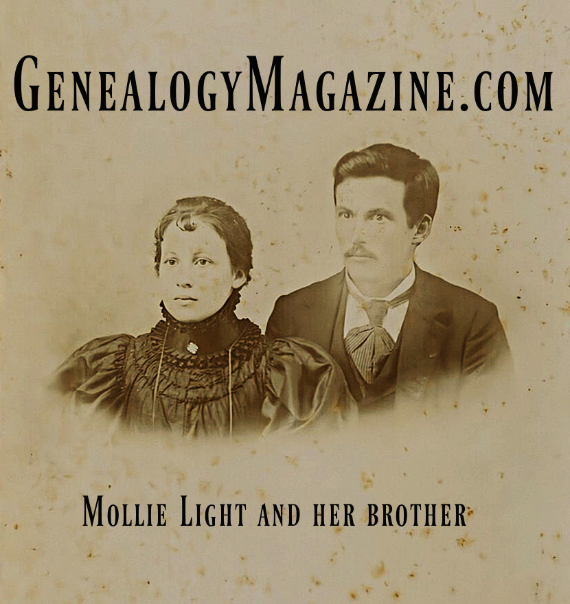 Mollie Light and her brother