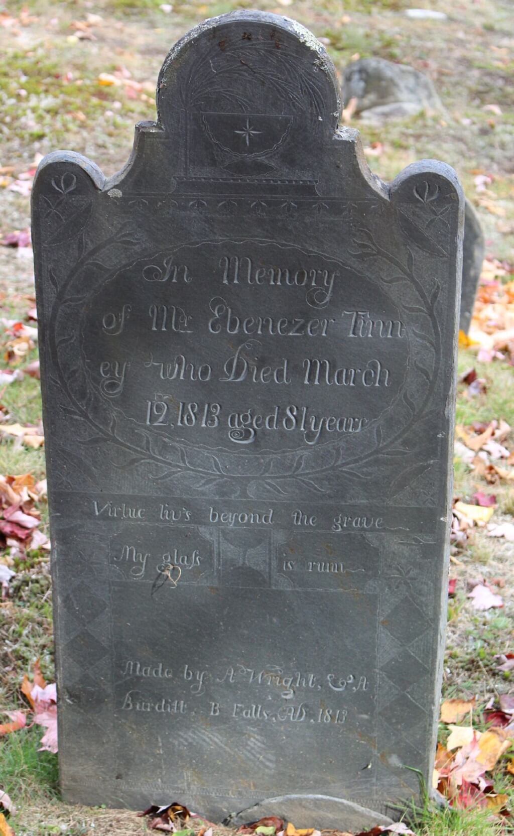 Ebebezer Tinney tombstone