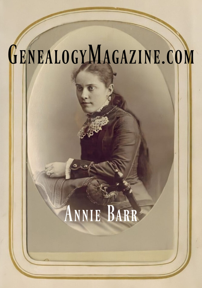 Annie Barr as a young woman