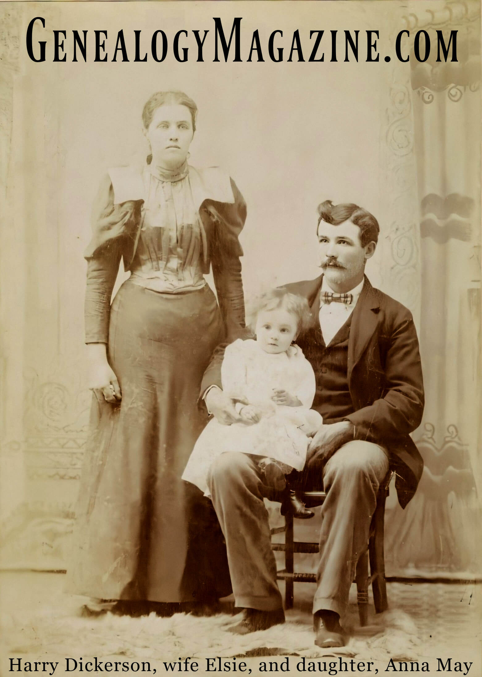 Harry Dickerson, Elsie Dickerson, and Anna May Dickerson