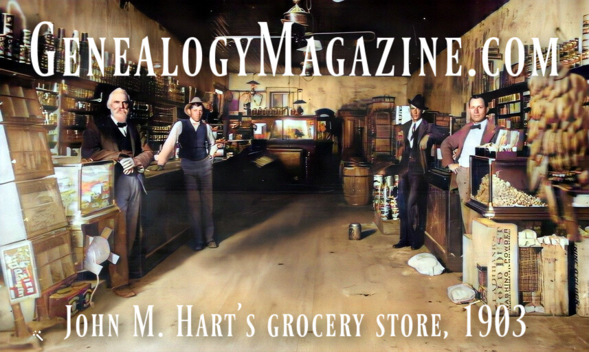 John M. Hart grocery store, 1903